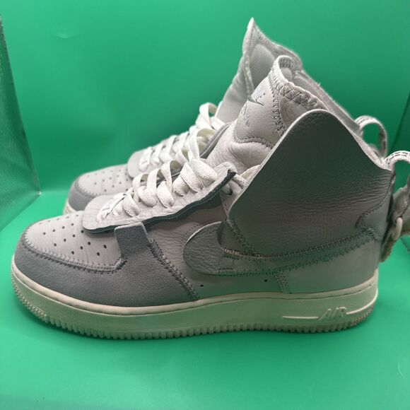 Size 8 Mens PSNY x Nike Air Force 1 High Matte Silver A09292-001 (Women 9.5) main image 8